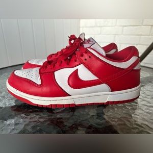 Nike Dunk low University red sz9.5